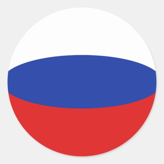Autocollant de drapeau à objectif fisheye de Russi (Devant)