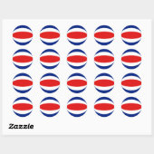 Autocollant de drapeau à objectif fisheye du Costa (Feuille)