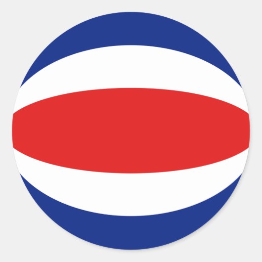 Autocollant de drapeau à objectif fisheye du Costa (Devant)