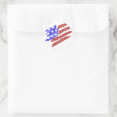 Autocollant de drapeau américain rouge blanc bleu (Sac)