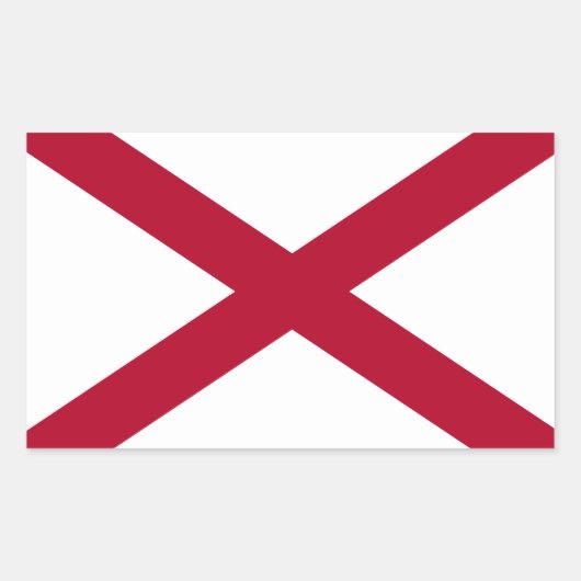 Autocollant de drapeau d'Alabama* (Devant)