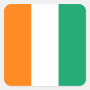 Autocollant de drapeau de d'Ivoire de Cote