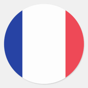 Autocollant de drapeau de la France