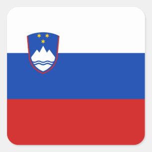 Autocollant de drapeau de la Slovénie