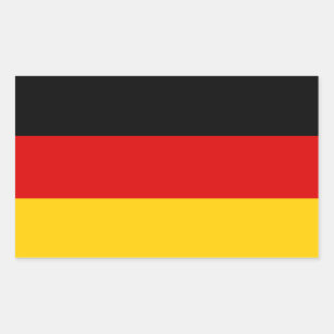 Autocollant de drapeau de l'Allemagne