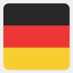 Autocollant de drapeau de l'Allemagne