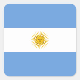 Autocollant de drapeau de l'Argentine