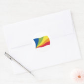 Autocollant de drapeau de Lingua Franca Nova (Enveloppe)