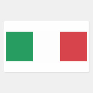 Autocollant de drapeau de l'Italie