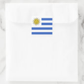Autocollant de drapeau de l'Uruguay (Sac)