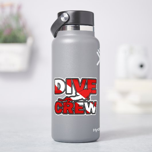 Autocollant de drapeau de plongée pour l'équipe de (HydroFlask)