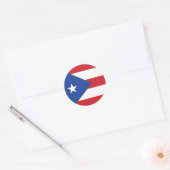Autocollant de drapeau de Porto Rico (Enveloppe)