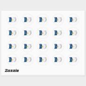 Autocollant de drapeau des Açores (Feuille)