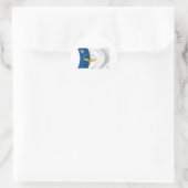 Autocollant de drapeau des Açores (Sac)