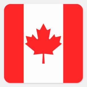 Autocollant de drapeau du Canada
