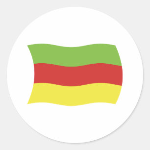 Autocollant de drapeau du peuple Bodo
