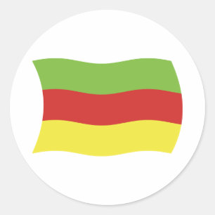 Autocollant de drapeau du peuple Bodo