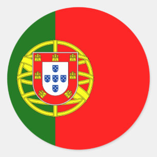 Autocollant de drapeau du Portugal