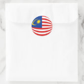 Autocollant de drapeau fisheye de Malaisie (Sac)