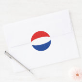 Autocollant de drapeau fisheye des Pays-Bas (Enveloppe)