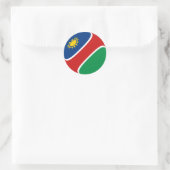 Autocollant de drapeau fisheye namibien (Sac)