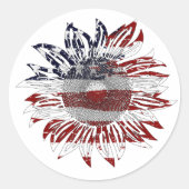 autocollant de drapeau tournesol (Devant)