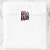 Autocollant de fabrication Sharp Silver AMERICA FI (Sac)