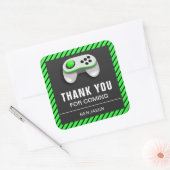 Autocollant de faveur d'anniversaire de jeu vidéo (Enveloppe)