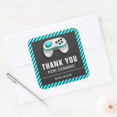 Autocollant de faveur d'anniversaire de jeu vidéo (Enveloppe)