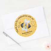 Autocollant de faveur d'autocollant de Merci de (Enveloppe)