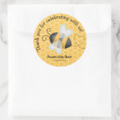 Autocollant de faveur d'autocollant de Merci de (Sac)