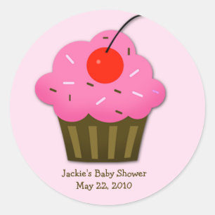 Autocollant de faveur de baby shower de petit