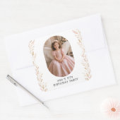 Autocollant de Faveur de Fête d'anniversaire 5 ans (Enveloppe)