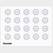 Autocollant de faveur de fête de bébé Cutietoots (Feuille)