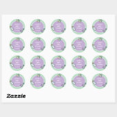 Autocollant de faveur de fête pour bébé Cutietoots (Feuille)