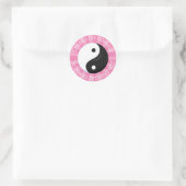 Autocollant de faveur de karaté pour une fille (Sac)