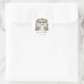Autocollant de faveur de sceaux d'enveloppe de mar (Sac)