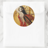 Autocollant de fée d'automne (Sac)