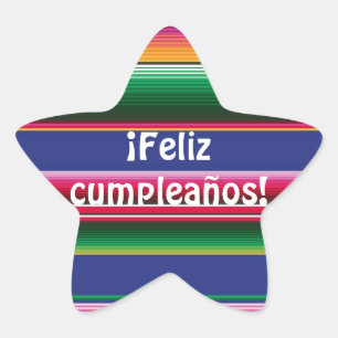 Autocollant de Feliz Cumpleanos