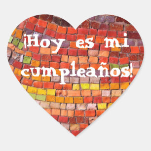 Autocollant de Feliz Cumpleanos