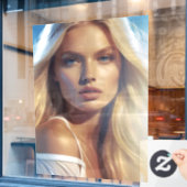 Autocollant de fenêtre (Fenêtre de café)