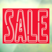 Autocollant de fenêtre 24" x 18" pour vente d'entr (Feuille 3)