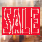 Autocollant de fenêtre 24" x 18" Vente Entreprise (Feuille 2)