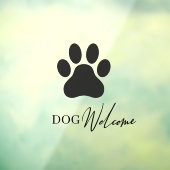 Autocollant de fenêtre convivial pour chiens de vi (Feuille 3)