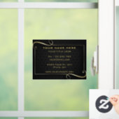 Autocollant de fenêtre d'affaires personnalisé noi (Maison)