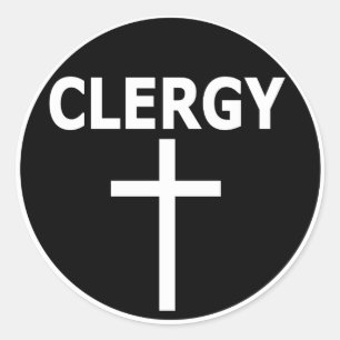 Autocollant de fenêtre de clergé