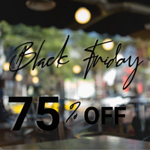 Autocollant de fenêtre de magasin moderne pour sol