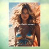 Autocollant de fenêtre de mode personnalisé (Feuille 3)