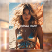 Autocollant de fenêtre de mode personnalisé (Feuille 2)