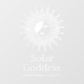 Autocollant de fenêtre de salon de bronzage par pu (Feuille)